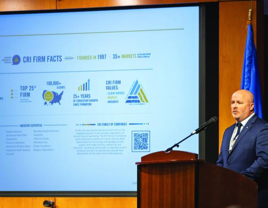 Epic Charter Schools Superintendent Shaun Ross responds to a financial investigation that found significant issues but no misappropriated funds at the Statewide Charter School Board meeting on Jan. 12, 2026. (Jake Ramsey/Oklahoma Watch)