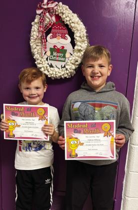 Paoli Elementary students of the month