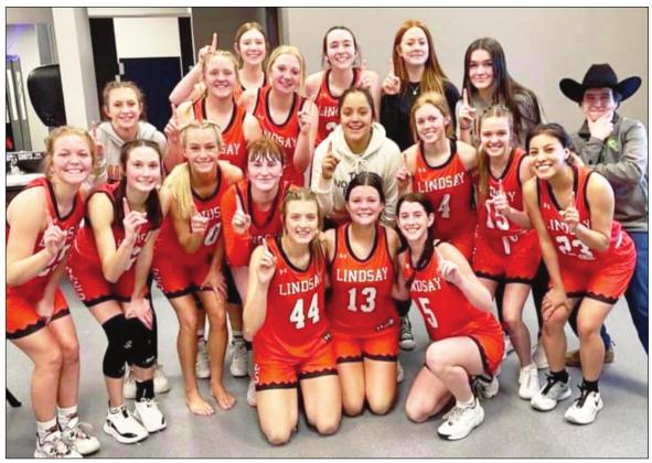 The Lindsay Leopardettes moved on to the OSSAA Area games