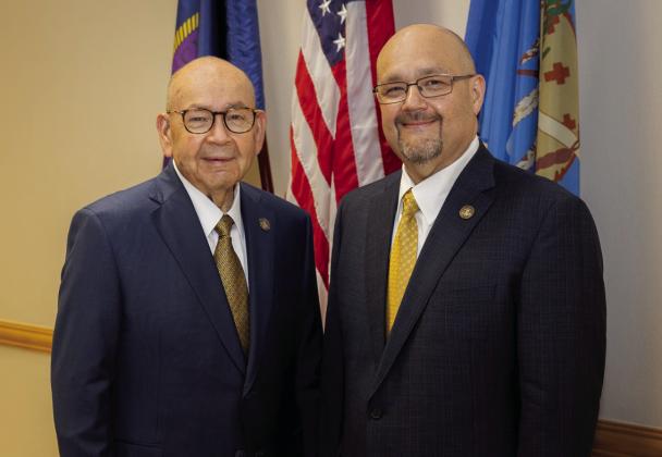 Chickasaw Nation Governor Bill Anoatubby and Lt. Governor Chris Anoatubby