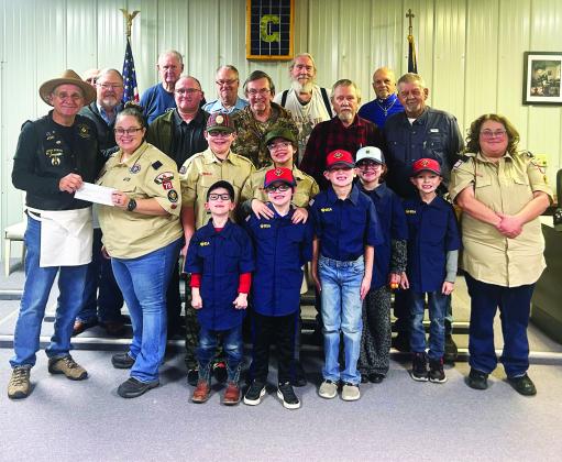 Freemasons offer support to newly formed Cub Scout Pack