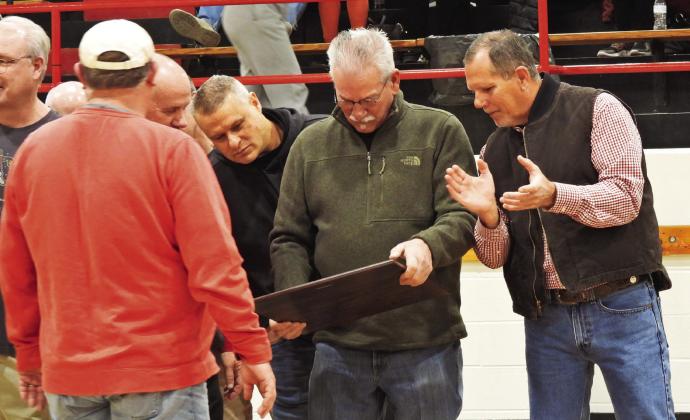 Panthers honor former coach Tim Reynolds.