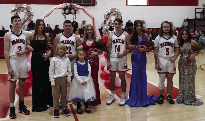 (L-R) Bo Green and Kelsey House, King Seth Hillis and Queen Emmy Wigley, Bryce Shanon and Avery Riley, Nigel Reid and Kendra Joslin News Star photo by Chris Mackey