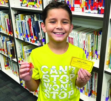 He's got a golden ticket!