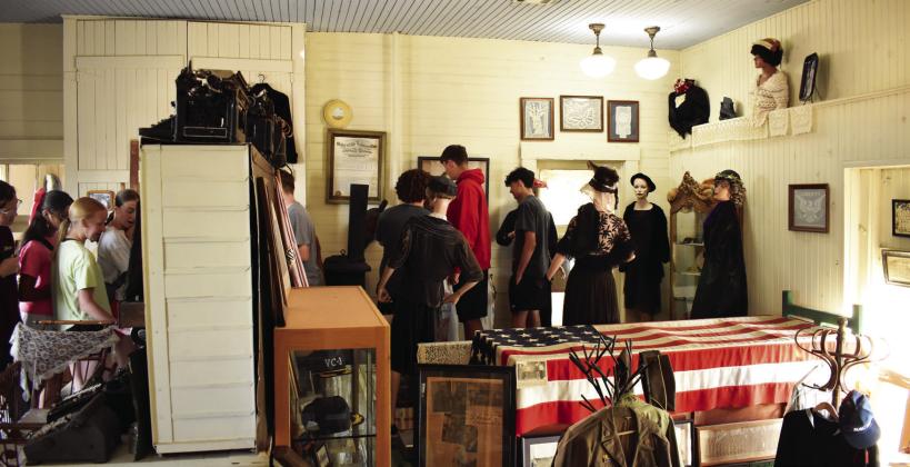 Field trip stops at Depot Museum