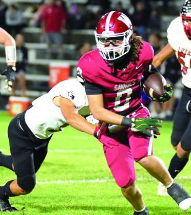 Wynnewood’s Aydrian Knighten Photo by Don Coffey
