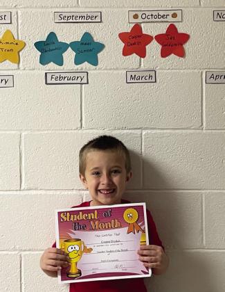 Paoli October Students of the Month
