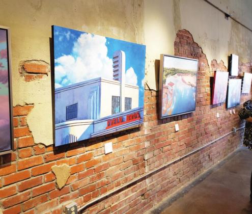 Artist documents local landmarks