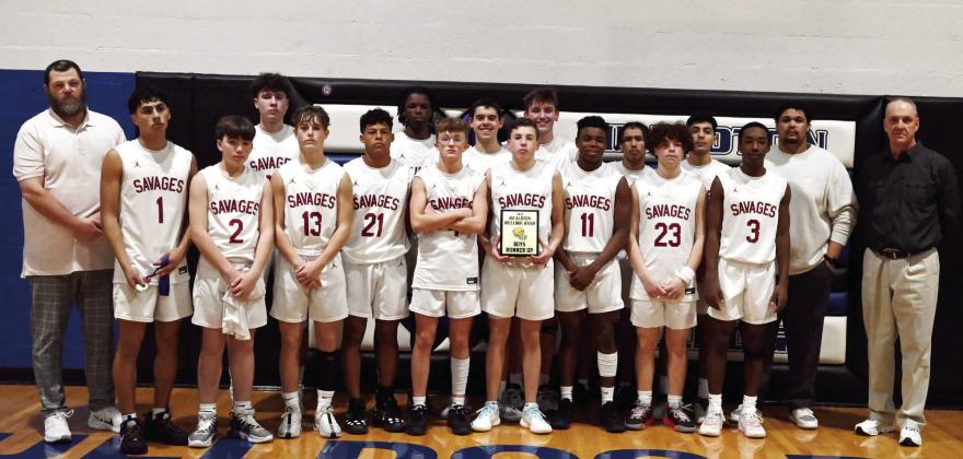 The Wynnewood Savages beat Turner 75-36 in the first round of the Healdton Bulldog Bash Jan.18. The Savages went on to beat Elmore City-Pernell, 61-35, in the second round before losing to Wayne in the Championship game, 30-55. News Star photo by Don Coffey