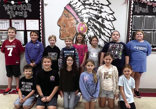 Mrs. Anderson's third grade, back row, from left: Jackson Allison, Case Baker, Adalynn Collins, Hudson Davis, Kimbre Farley, Jasmine House, Harley Moore, Emsley Morrison. Front row: Karter Roberts, Eli Morse, Harper Rushing, Lillyann Seaman, Eleanor Seymour, Jaeyln Travis. Photo courtesy of Heather Ivey.