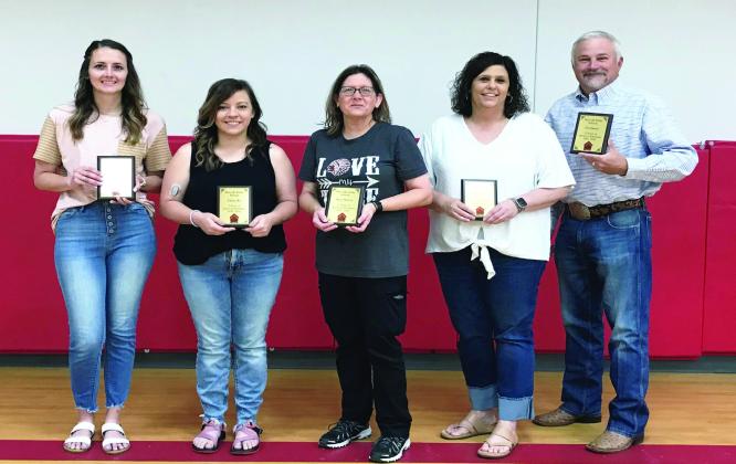 Maysville Schools award service plaques
