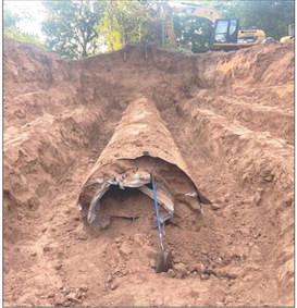 Repairs to Rush Creek levee completed