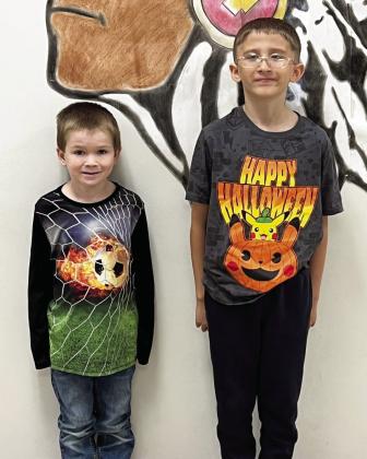 Maysville Elementary School students from Mrs. Anderson's third grade class who achieved 50% of their AR goals for the second nine weeks are: Billy Oldham and Jace Barth. Courtesy photo