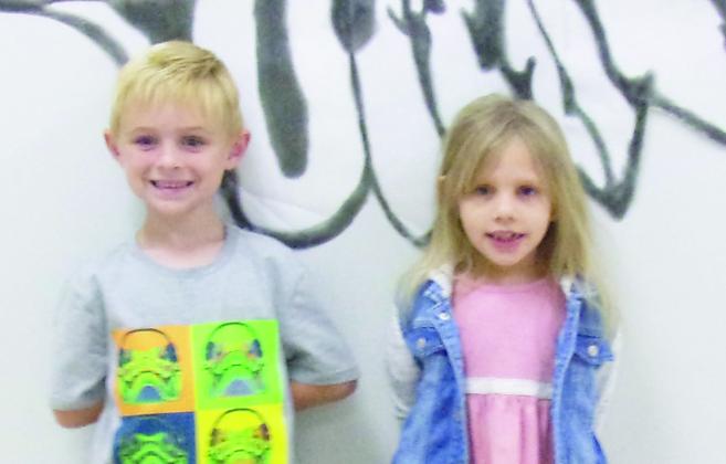 Homecoming crown bearer and flower girl