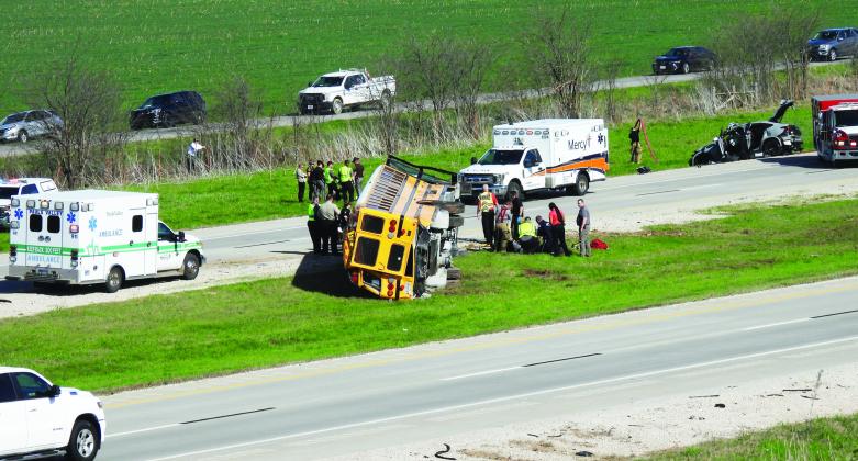 Accident shuts down northbound I-35