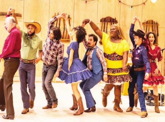 The touring company of the 2021-22 production of Rodgers and Hammerstein's "Oklahoma." Photo by Matthew Murphy and Evan Zimmerman