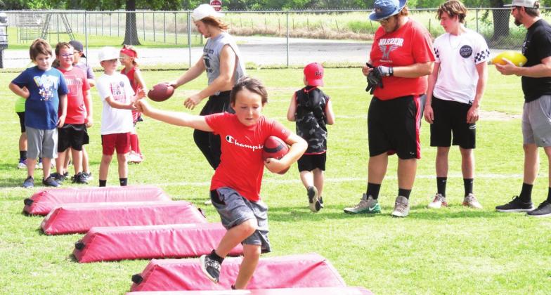 Maysville football’s youth skills camp