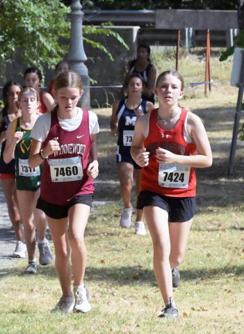 Local runners competed in the Marlow Outlaw Country Meet Tuesday. Photos by Don Coffey