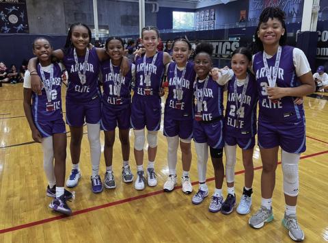 Brooke Saunders, Mia Knight, Londyn Boone, Emery Powell, Izabella Davis, Zaiyah Uduezue, Finley Steen and Deonni Stewart. Courtesy photo