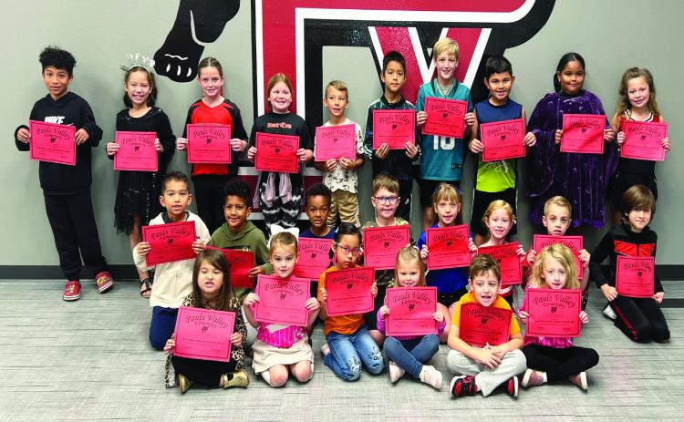 Pauls Valley Elementary School Little Panthers for October