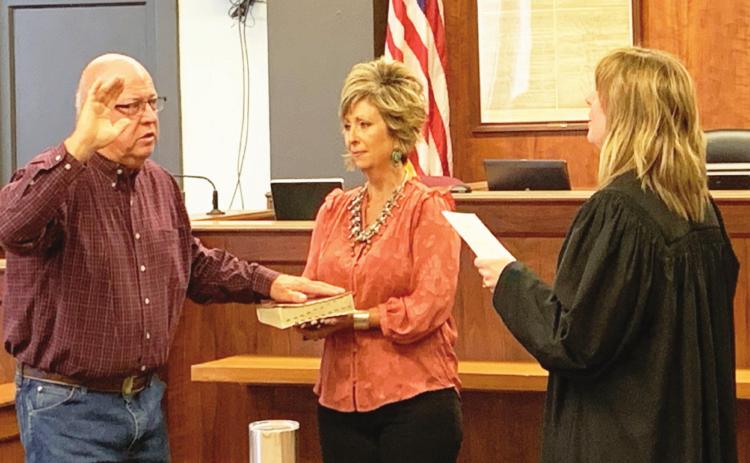 Chandler sworn in as County Commissioner