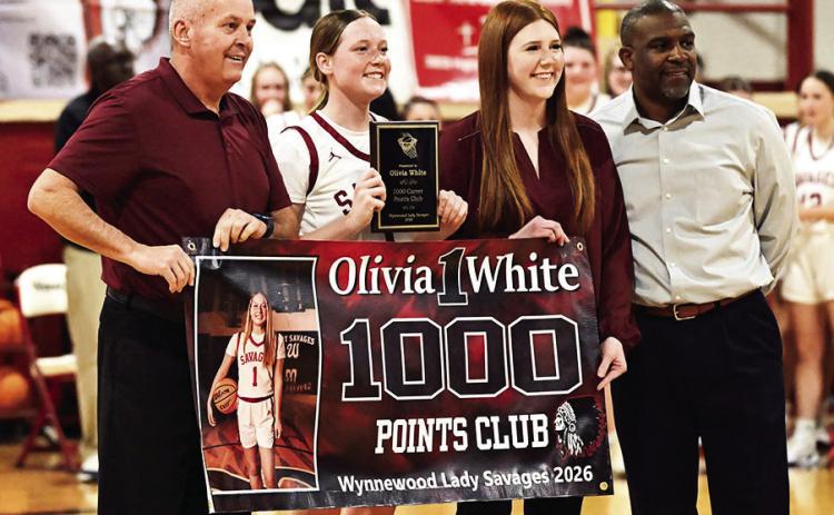 White makes the 1000 point Club
