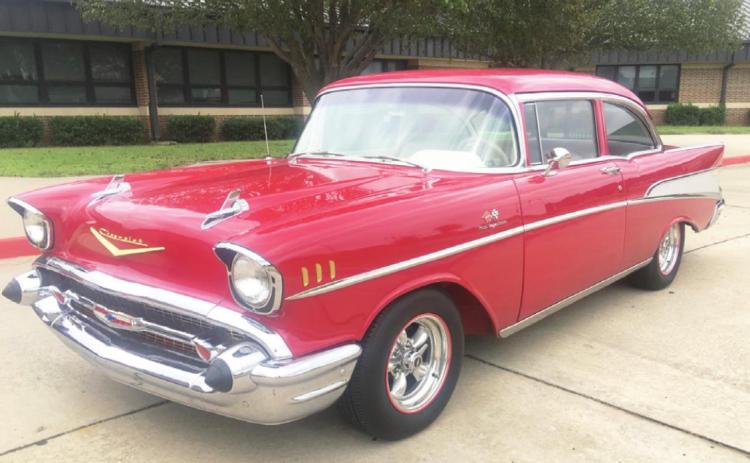 Gordon Couch's 1957 Chevrolet Bel Air was named Best of Show at the Wiley Post Festival car show Sept. 18