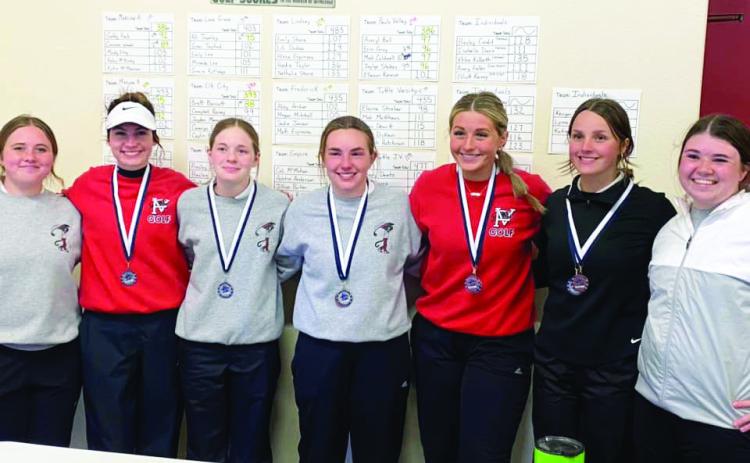 The Pauls Valley Lady Panthers finished in a first-place tie as a team with the host school Marlow. The Lady Panthers lost on the first playoff hole to finish as the runner-up.