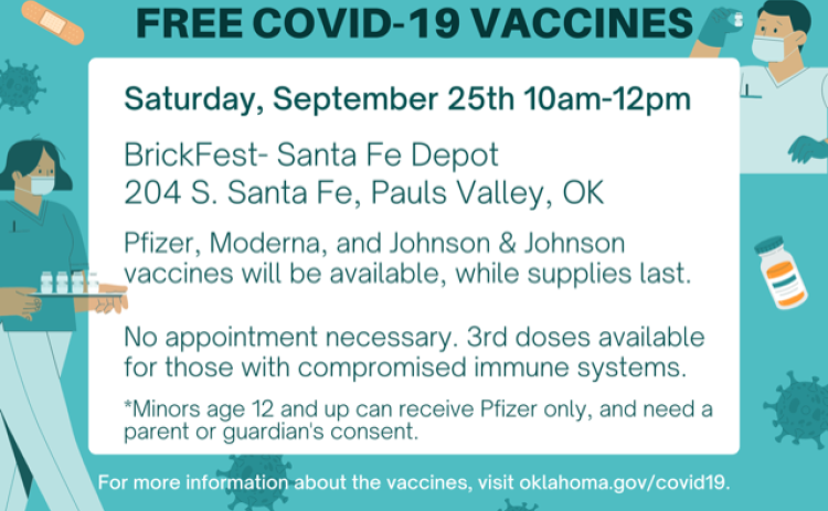 Free vaccines to be offered at Brickfest