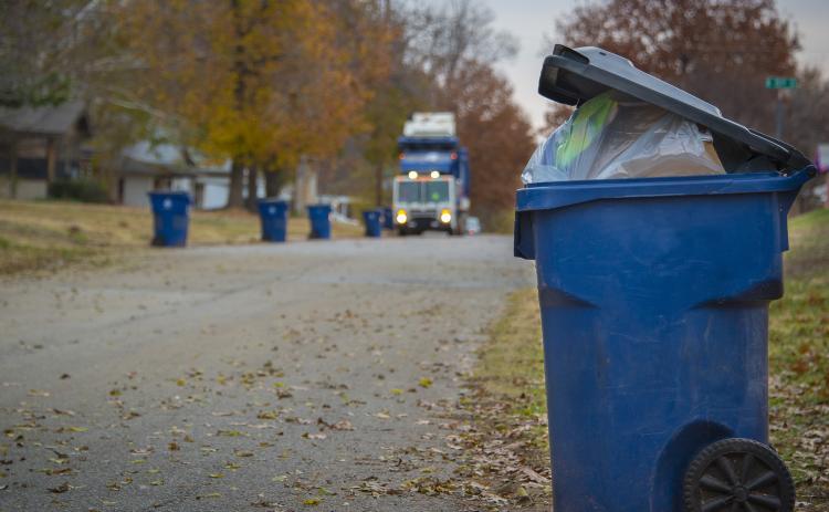 Trash bins will be filled to the brim during the holiday season as families generate more waste now than any other time of the year. Photo by Todd Johnson, OSU Agricultural Communications Services