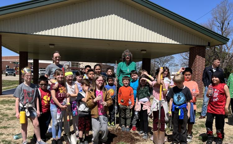 Pauls Valley Elementary students observe Arbor Week