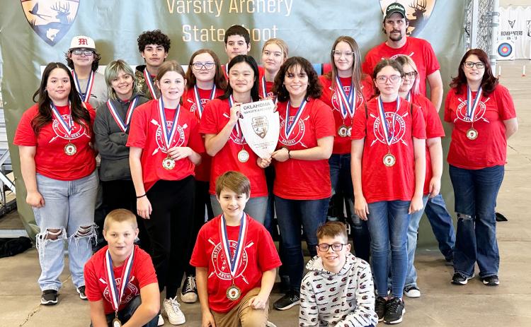 Maysville's archery team