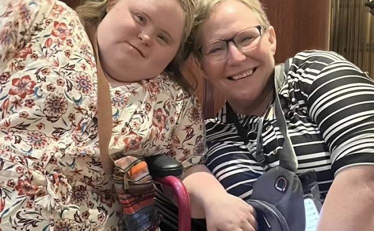 Abbey Richey, left, and mother, Lynette Richey. Photo courtesy of Chickasaw Nation.