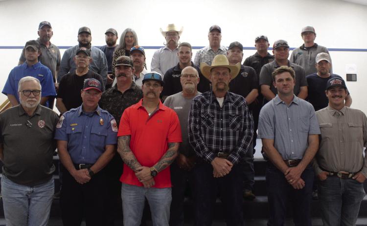 REC recognizes area firefighters.