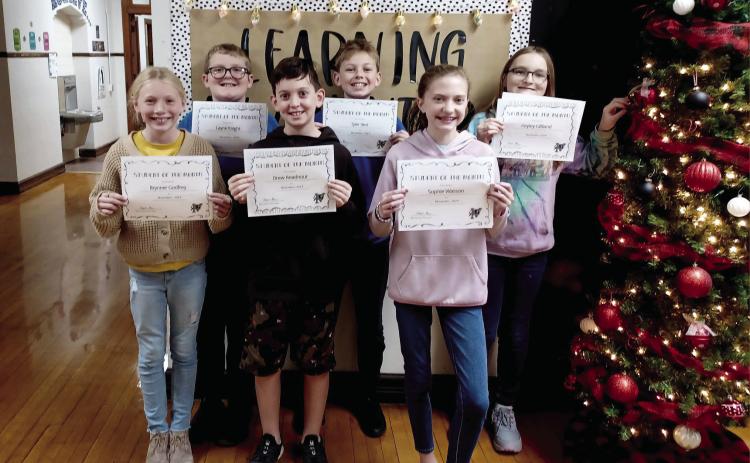 PVIS November Students of the Month