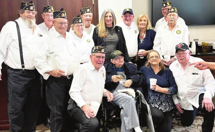 Amos Smith of Lindsay was recently honored as the Oklahoma House of Representatives Veteran of the Week where he was presented a state citation in recognition of his service. Smith is the oldest living World War II veteran in Oklahoma. Courtesy photo