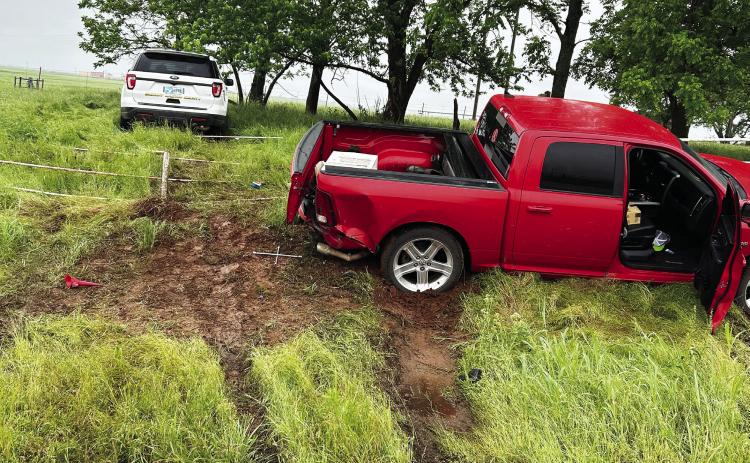 Crash ends pursuit near Lindsay