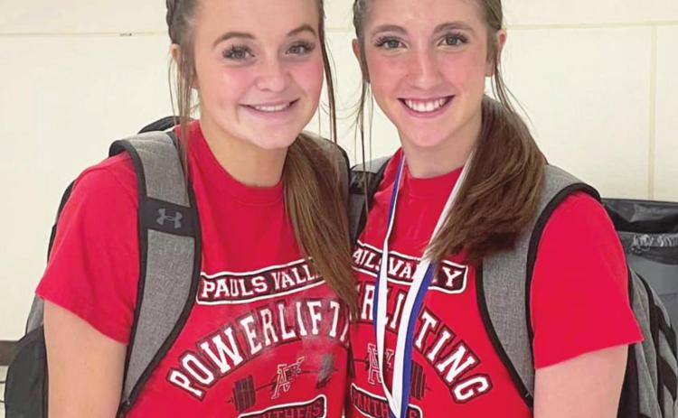 PV powerlifters Keylee Patchell and Macy Peck