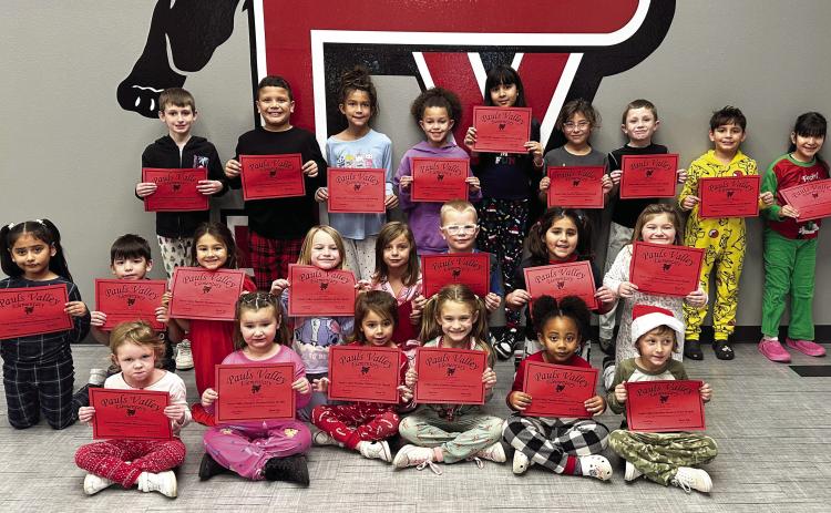 Pauls Valley Elementary School Little Panthers of the Month