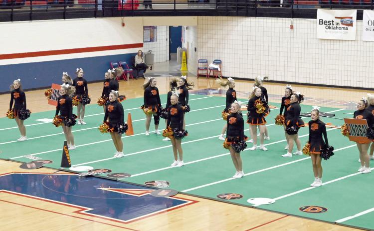 Lindsay Cheer places third in Class 3A OSSAA State Game Day Competition