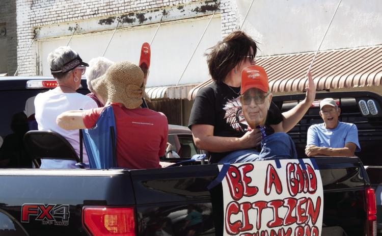 Family of the late Johnny Bob Williams served as parade marshals for last week’s homecoming parade in Maysville.