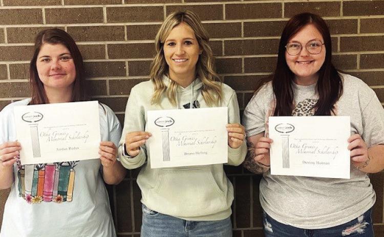 MATC Practical Nursing Students Awarded the Otha Grimes Memorial Scholarship