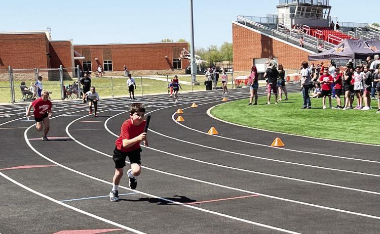 Maysville Elementary students finish track season in Alex