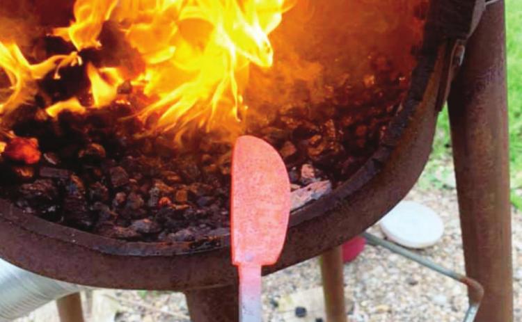 Bostic's home forge.