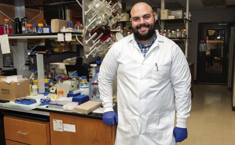 Oklahoma Medical Research Foundation scientist Jacob Brown, Ph.D. Courtesy photo.