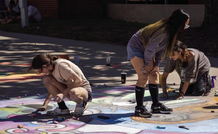 Grounded Chalk Art Festival brings ECU Centennial Plaza to life