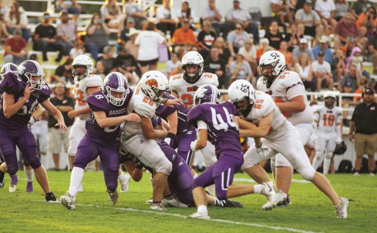 Badgers drop first game of the season to the Lexington Bulldogs, 34-0