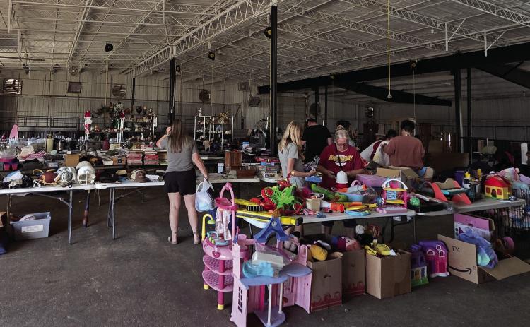 The Lindsay High School Band Boosters will host their 2026 Garage Sale Band Fundraiser Oct. 1-3 at the Lindsay Schools Fair Barn, 608 George Brown Ave. Photo by Brandy McDonnell/LHS Band Boosters