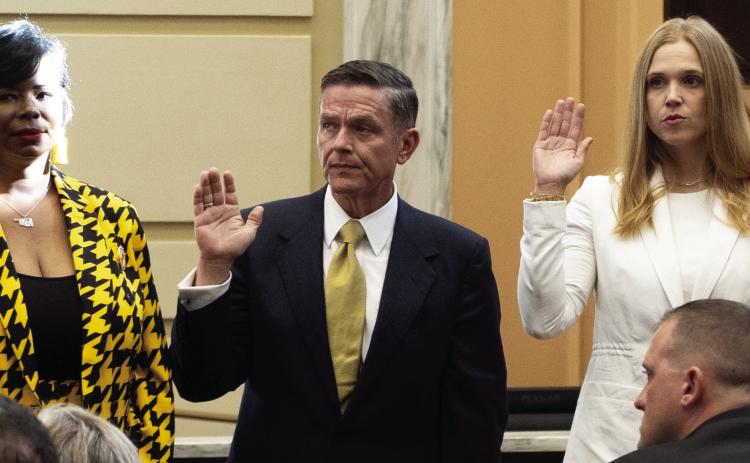 Kendal Sacchieri takes oath of office