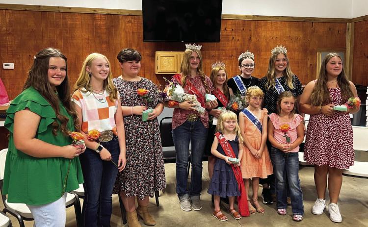 2024 Garvin County Free Fair Royalty crowned Saturday